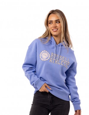 Russell Athletic Collegiate Felpa con Cappuccio Donna Lavanda | 5964KPLXQ