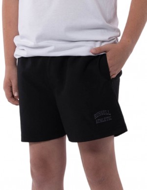 Russell Athletic Core Unisex Youth Woven Pantaloncini Bambino Nere | 2659XECQN