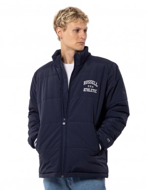 Russell Athletic Klute Giacche Uomo Blu Marino | 5987ABGWX