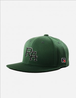 Russell Athletic Monogram Snap Back 3D Embroidered Berretti Accessories Verde Oliva | 8490TKUOR