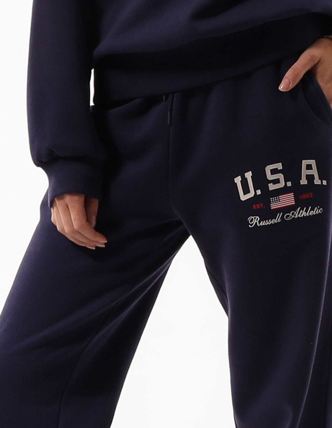 Russell Athletic 1902 Baggy Track pants Donna Blu | 5847XIEDH