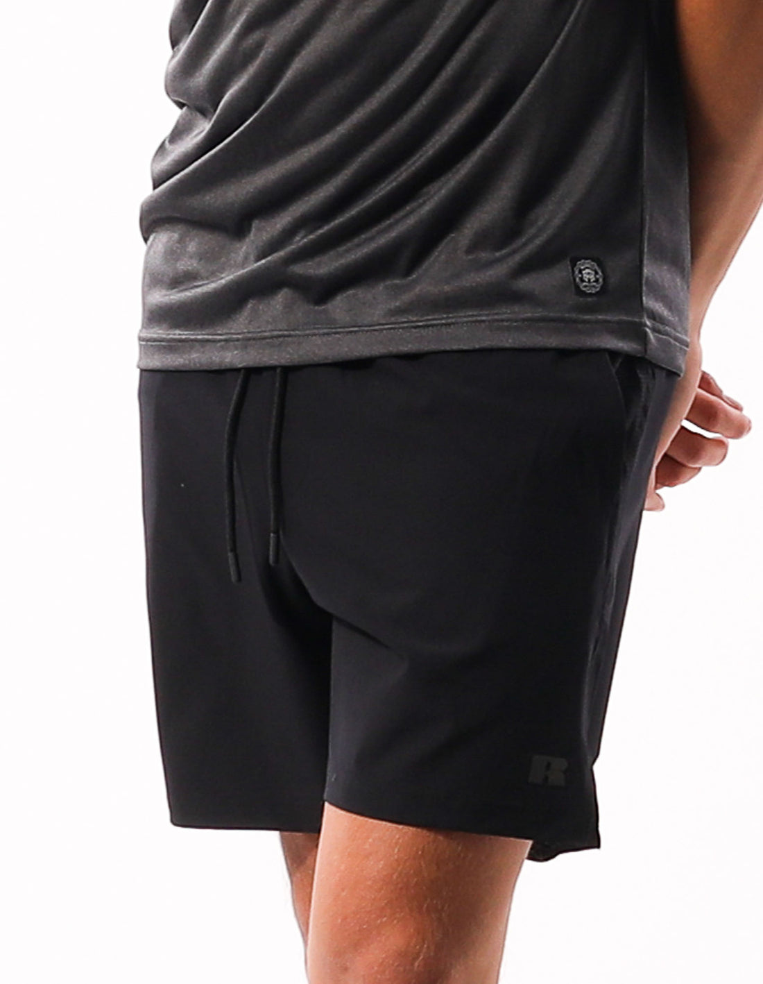 Russell Athletic Active Stretch Pantaloncini Uomo Nere | 3190ISCET