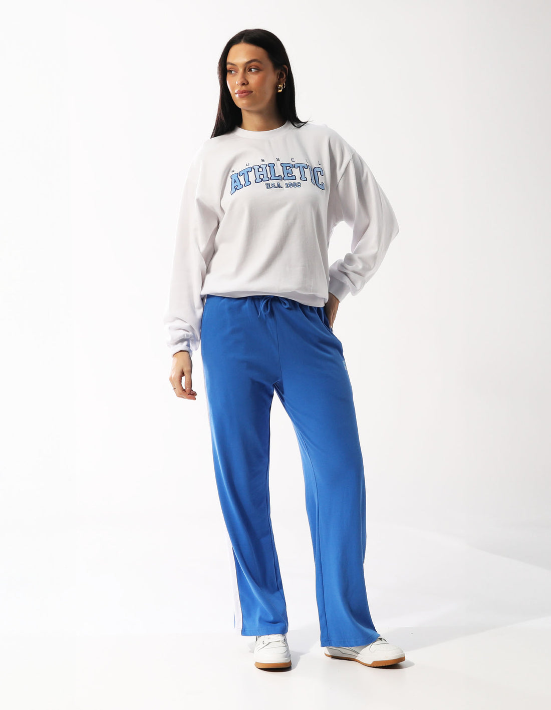 Russell Athletic Alabama Open Leg Track pants Donna Blu | 5260ODNQP