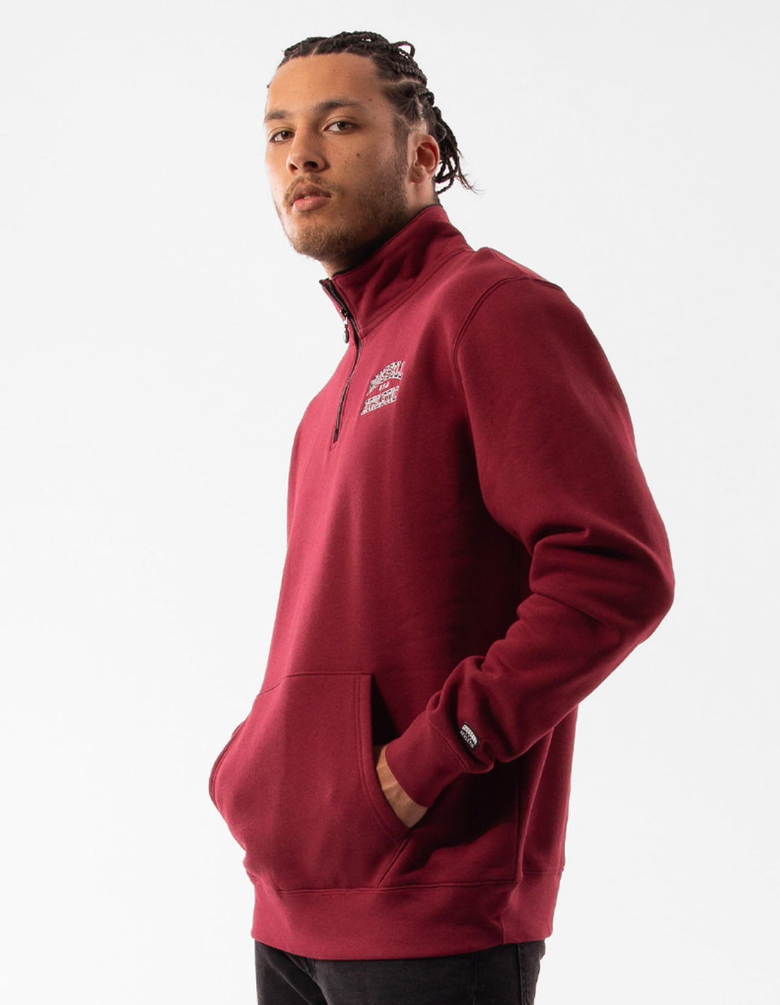 Russell Athletic Arch 1/4 Zip Top Uomo Bordeaux | 5427AYJQX