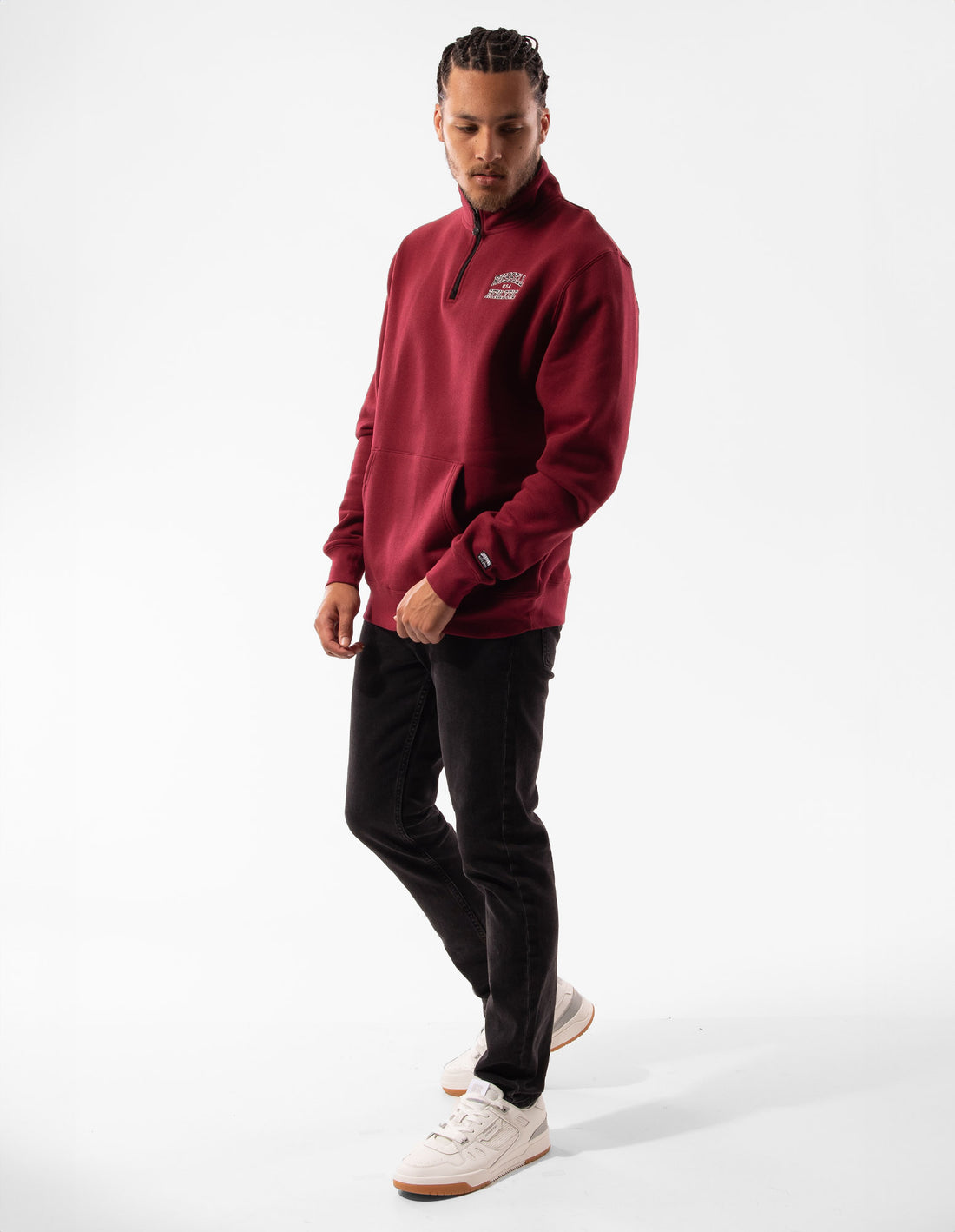 Russell Athletic Arch 1/4 Zip Top Uomo Bordeaux | 5427AYJQX