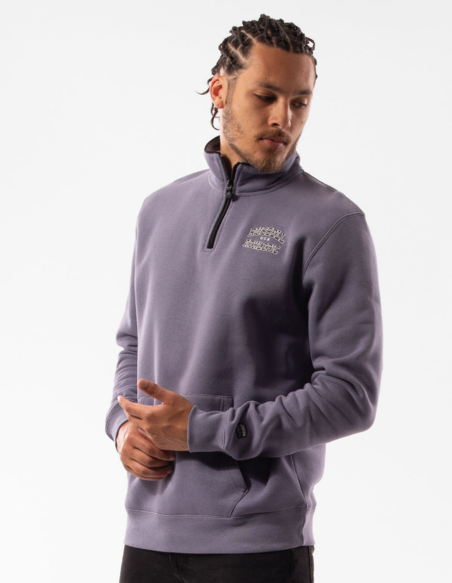 Russell Athletic Arch 1/4 Zip Top Uomo Viola | 1634XMQLG