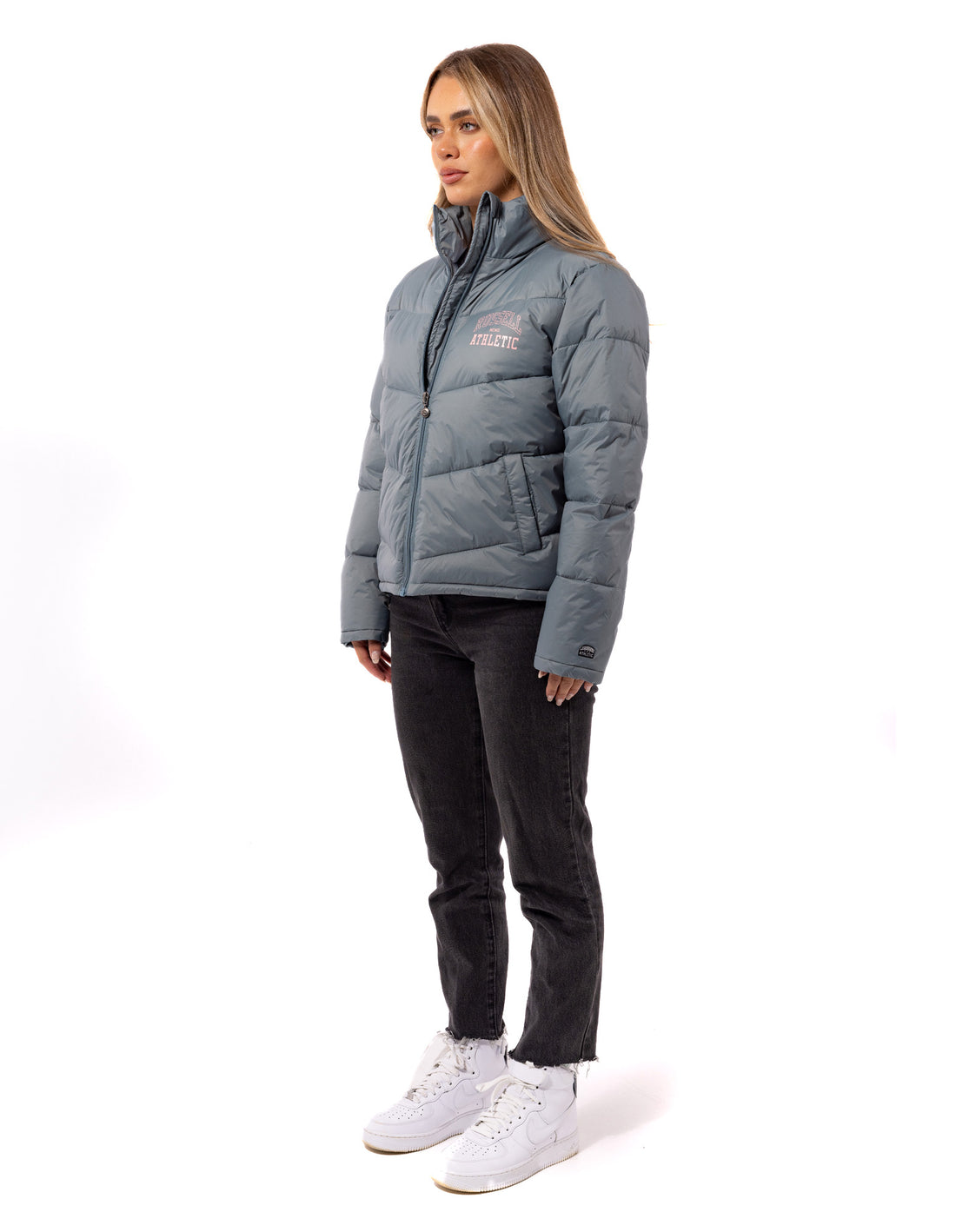 Russell Athletic Arch Logo Giacca Puffer Donna Indaco | 4527VSTBA