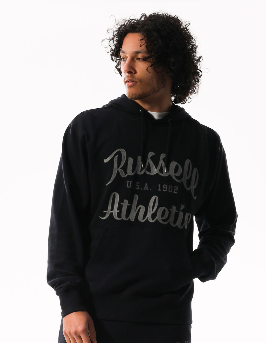 Russell Athletic Baseball Arch Felpa con Cappuccio Uomo Grigie | 4973VKOUN