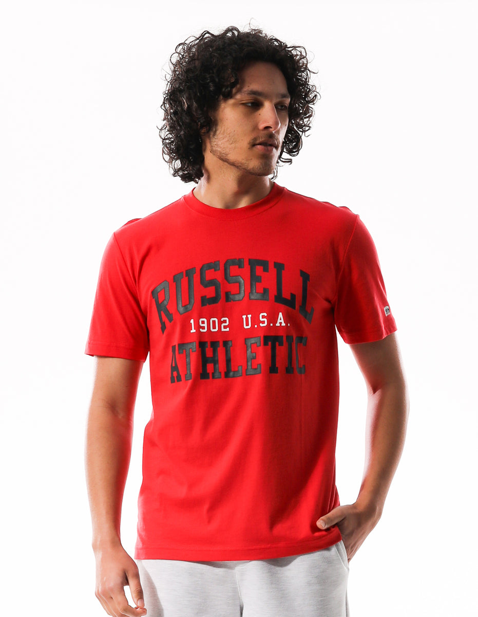 Russell Athletic Big Arch Magliette Uomo Rosse | 3580VOHDE