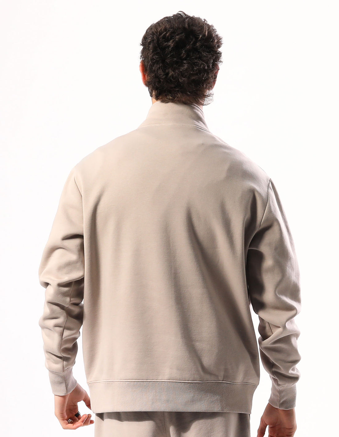 Russell Athletic Brooklyn Quarter Zip Top Uomo Beige | 8267TLYSU