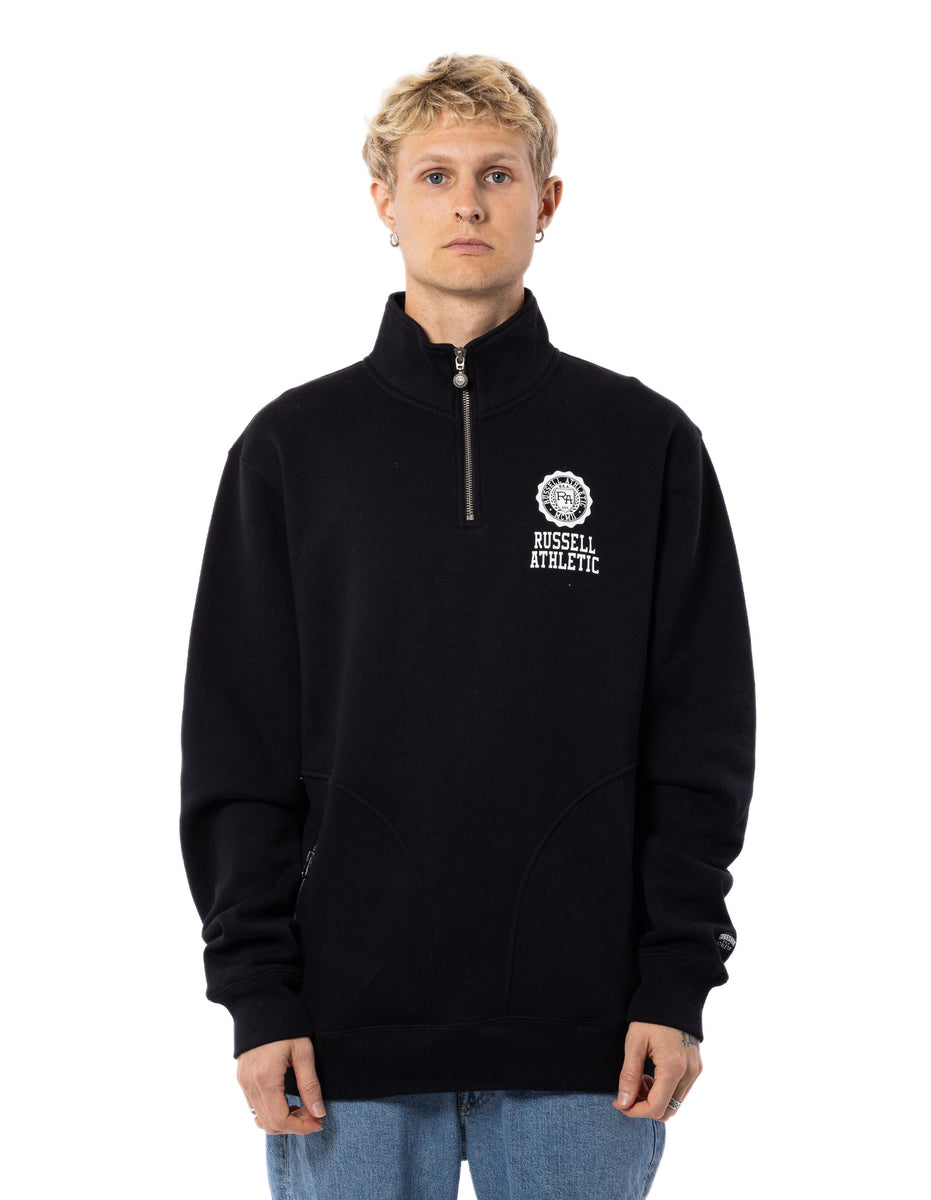 Russell Athletic Glory 1/4 Zip Top Uomo Nere | 0372XTUER