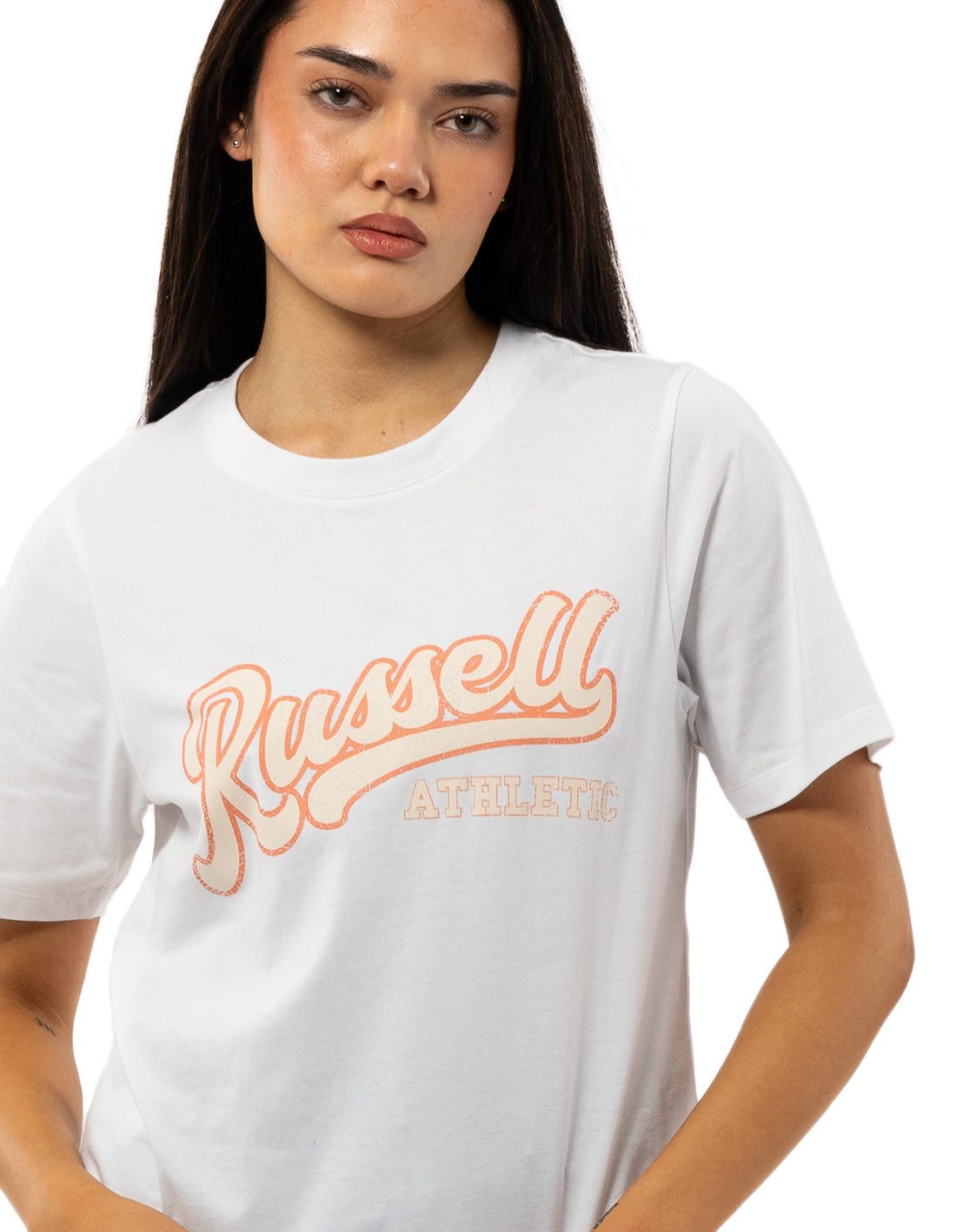 Russell Athletic Groupie Magliette Donna Bianche | 3816EWGYD