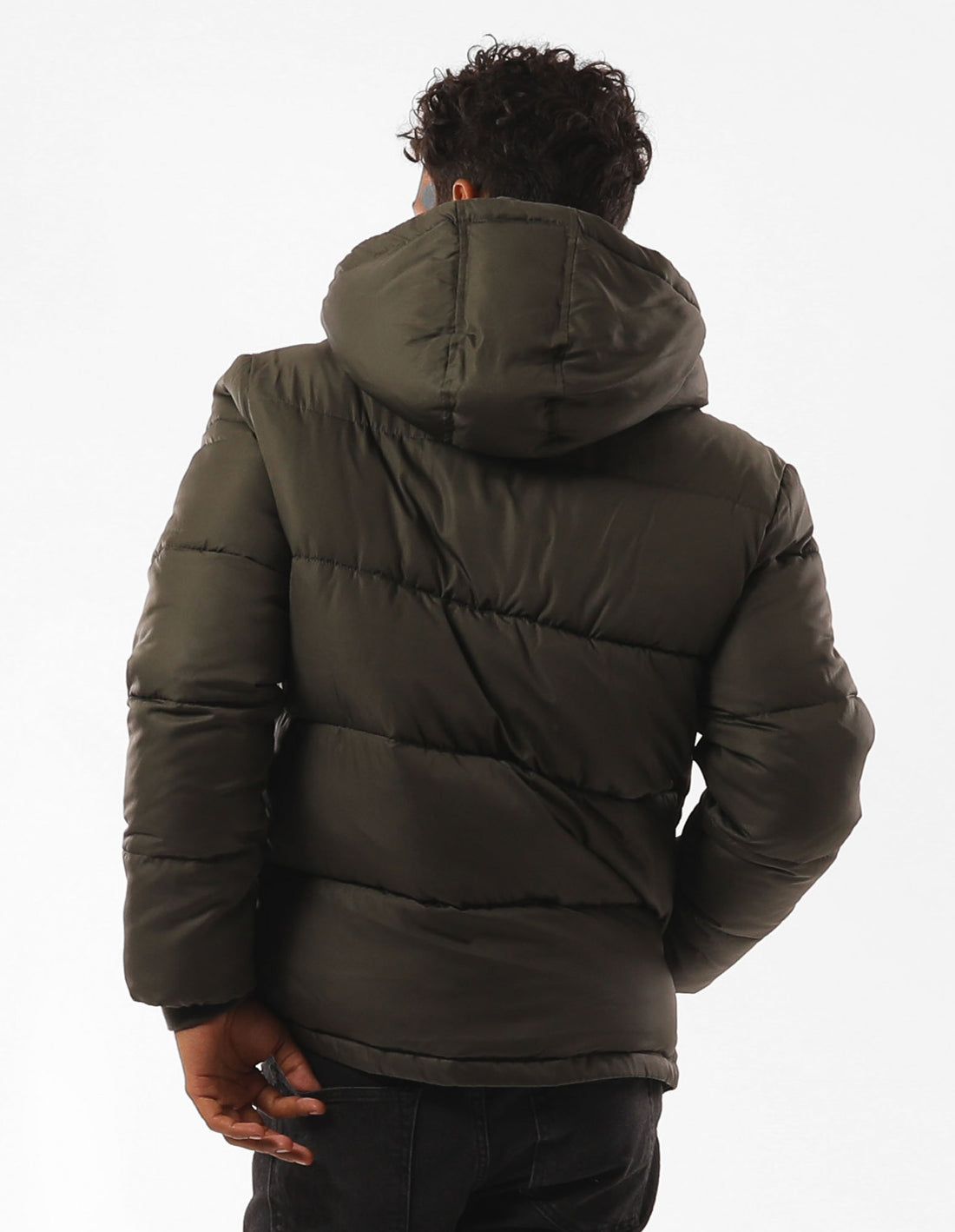 Russell Athletic Hampton Piumino Puffer Uomo Verde Oliva | 7386HGMIF