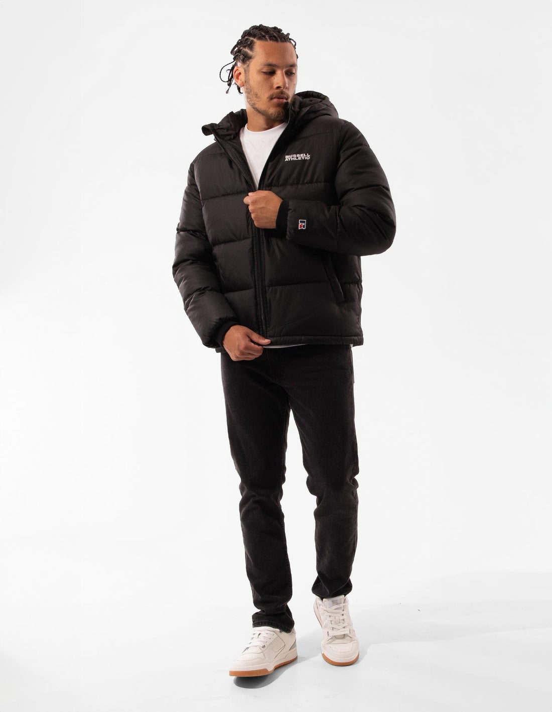 Russell Athletic Hamptonin Piumino Puffer Uomo Nere | 3592VDBIL