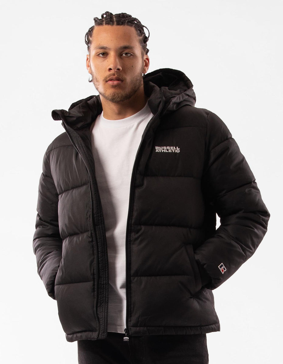 Russell Athletic Hamptonin Piumino Puffer Uomo Nere | 3592VDBIL