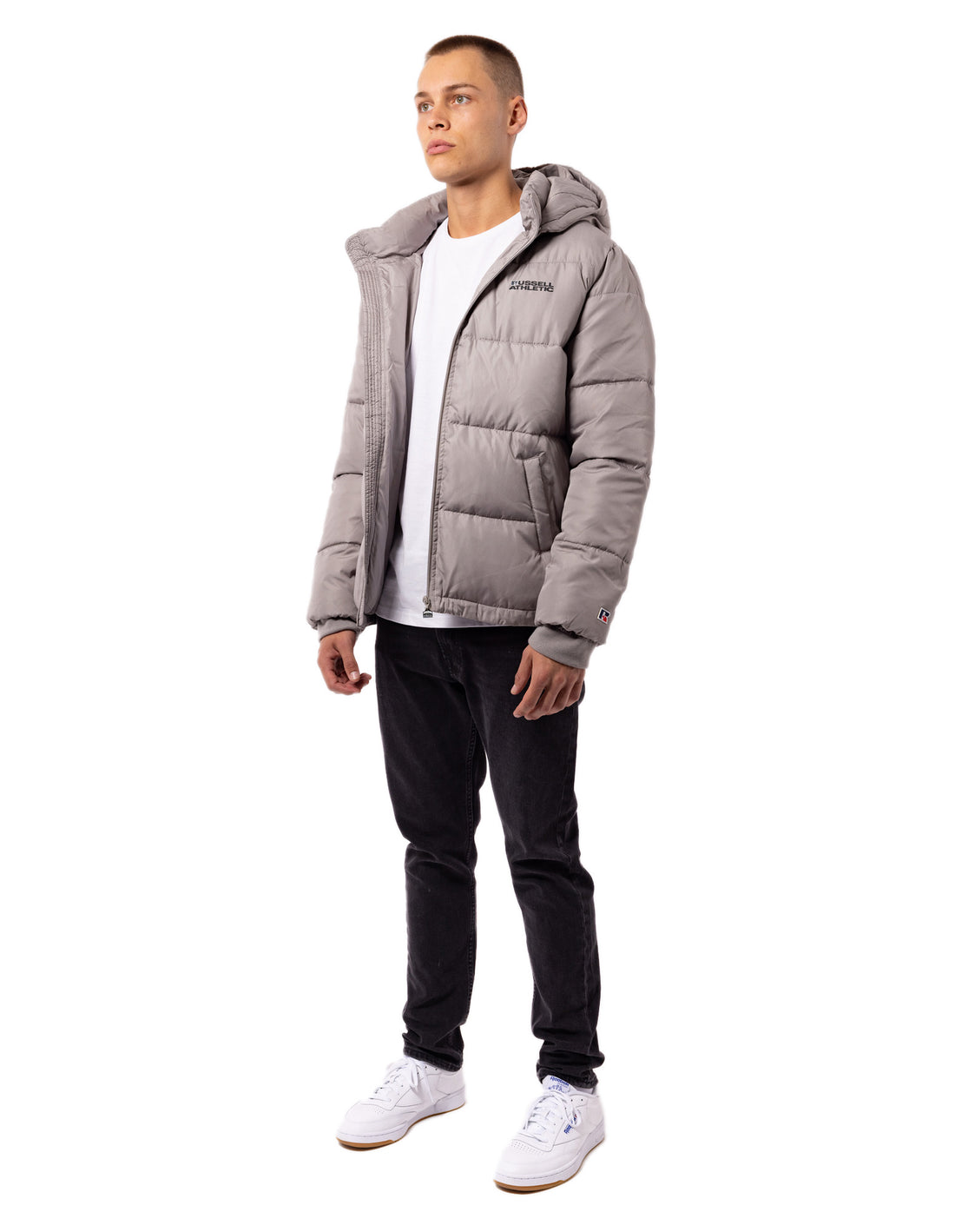 Russell Athletic Hamptonin Timber Piumino Puffer Uomo Grigie Chiaro Marroni | 2360RXHOZ