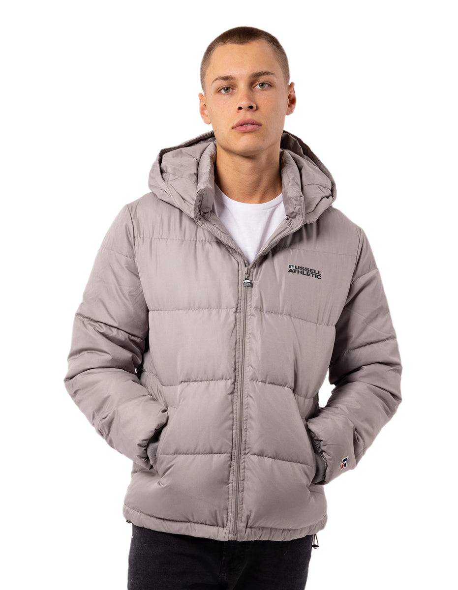 Russell Athletic Hamptonin Timber Piumino Puffer Uomo Grigie Chiaro Marroni | 2360RXHOZ