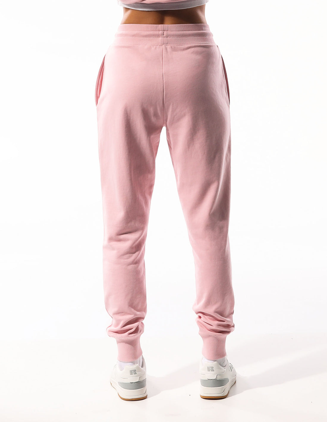 Russell Athletic Inlay Logo Unbrushed Track pants Donna Rosa | 0496OSHVC