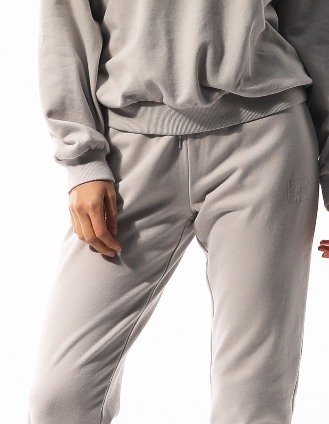 Russell Athletic Inlay Logo Unbrushed Track pants Donna Beige | 5190QCBXY