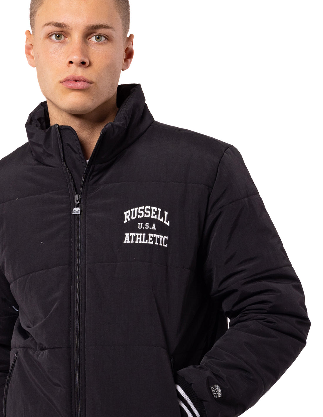 Russell Athletic Klute Giacche Uomo Nere | 0671IYBEK