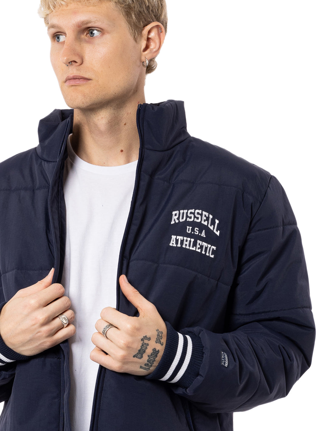 Russell Athletic Klute Piumino Puffer Uomo Blu Marino | 3946UYCZV