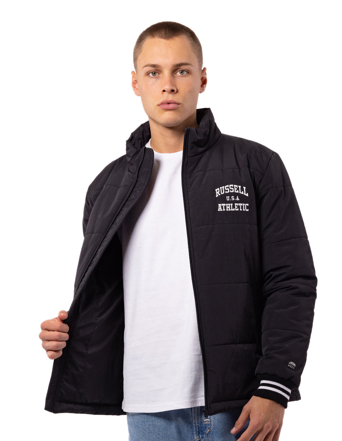 Russell Athletic Klute Piumino Puffer Uomo Nere | 4926MUPZT