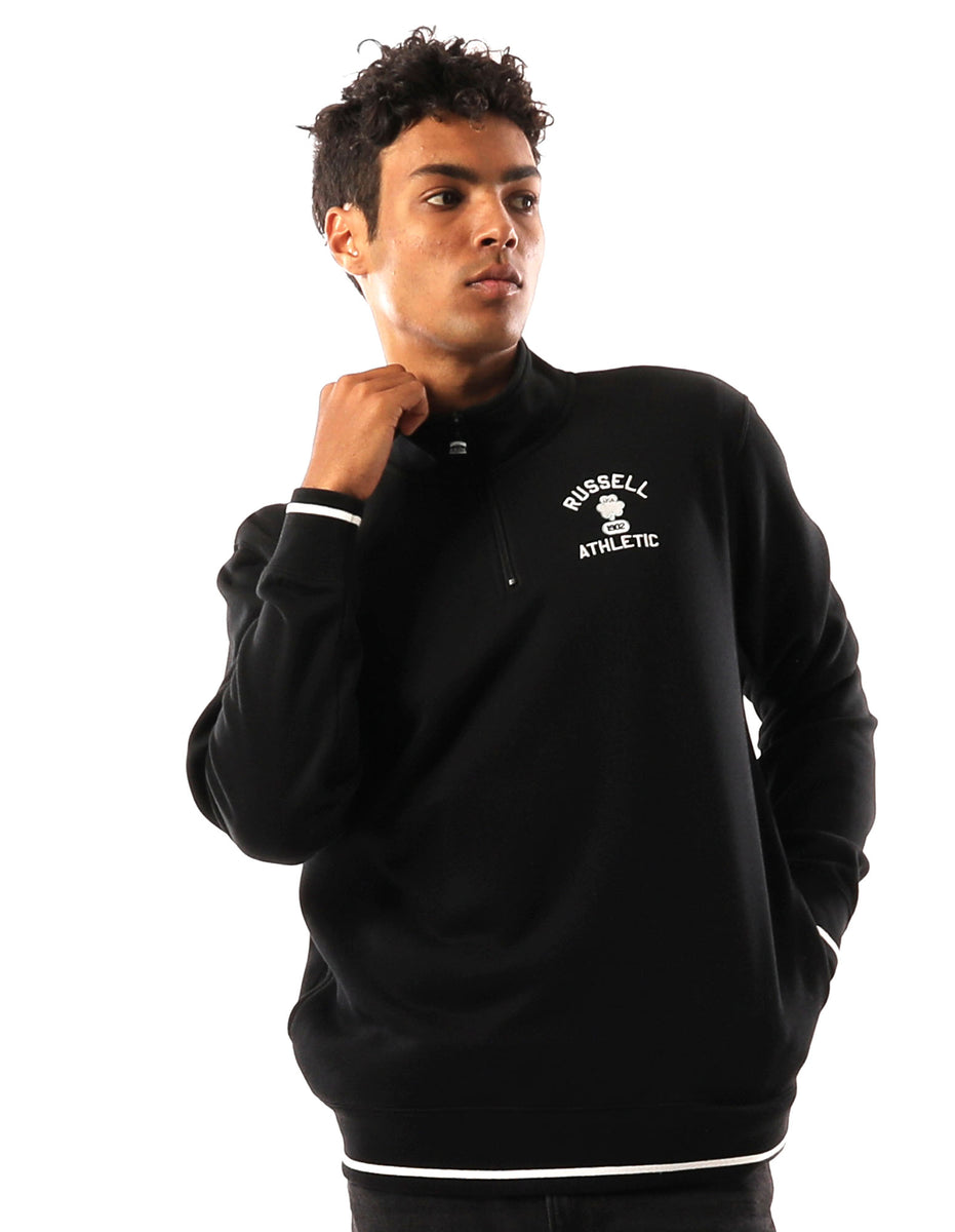 Russell Athletic Lexington 1/4 Zip Top Uomo Nere | 9465LPEUF