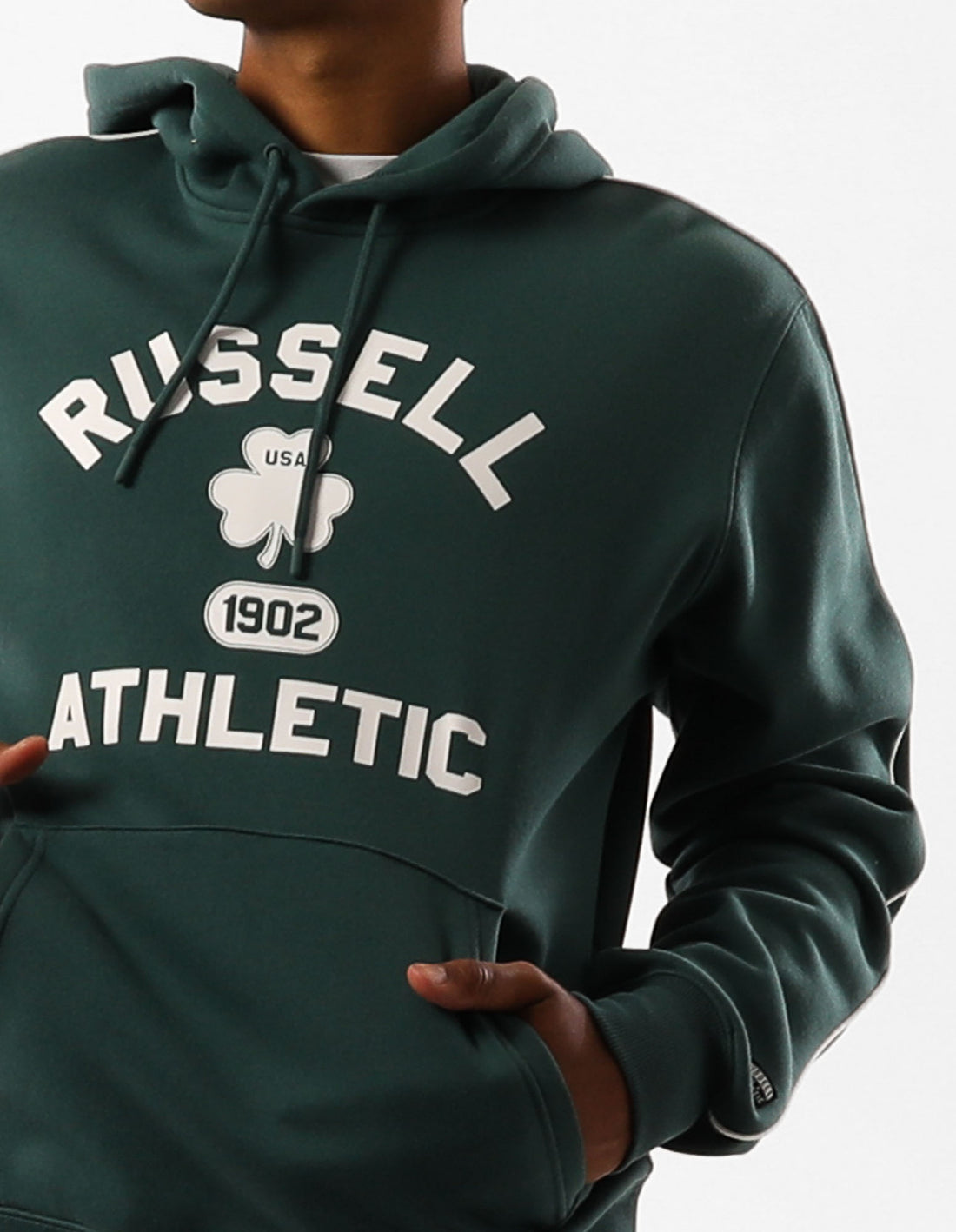 Russell Athletic Lexington Felpa con Cappuccio Uomo Verdi | 4085VPOBE