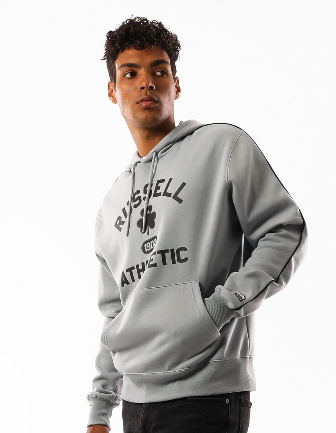 Russell Athletic Lexington Felpa con Cappuccio Uomo Grigie | 6230OEWFR