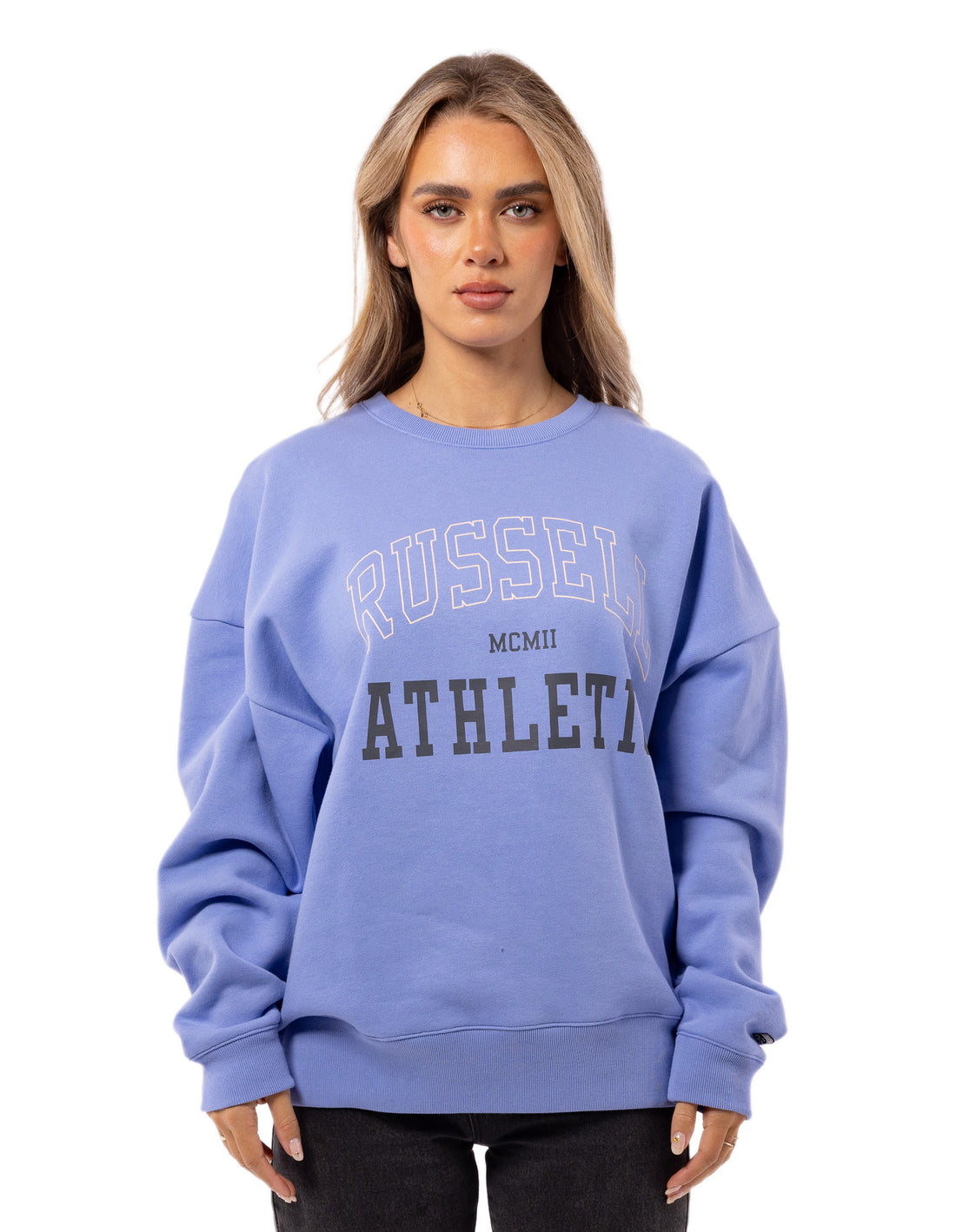 Russell Athletic MCMII Maglioni Girocollo Donna Lavanda | 0876NXEUY