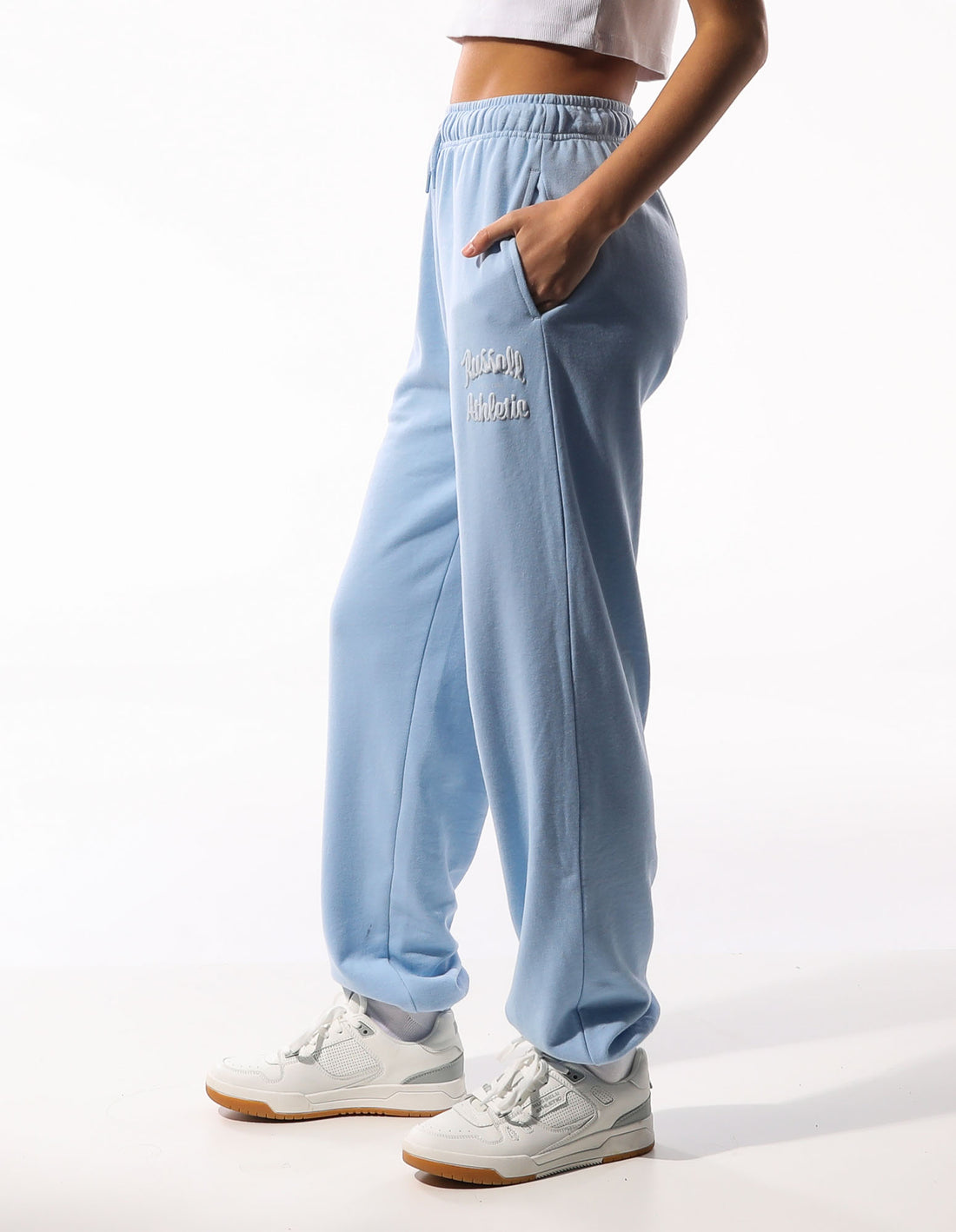 Russell Athletic Maplewood Baggy Track pants Donna Blu | 7016XEIRN