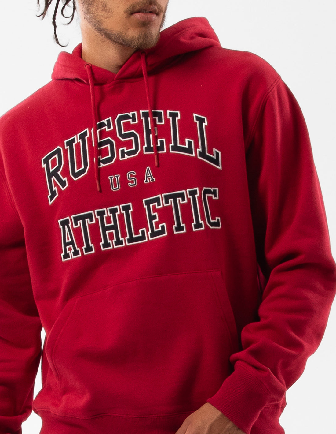 Russell Athletic Mercer Felpa con Cappuccio Uomo Rosa | 7129VGELK