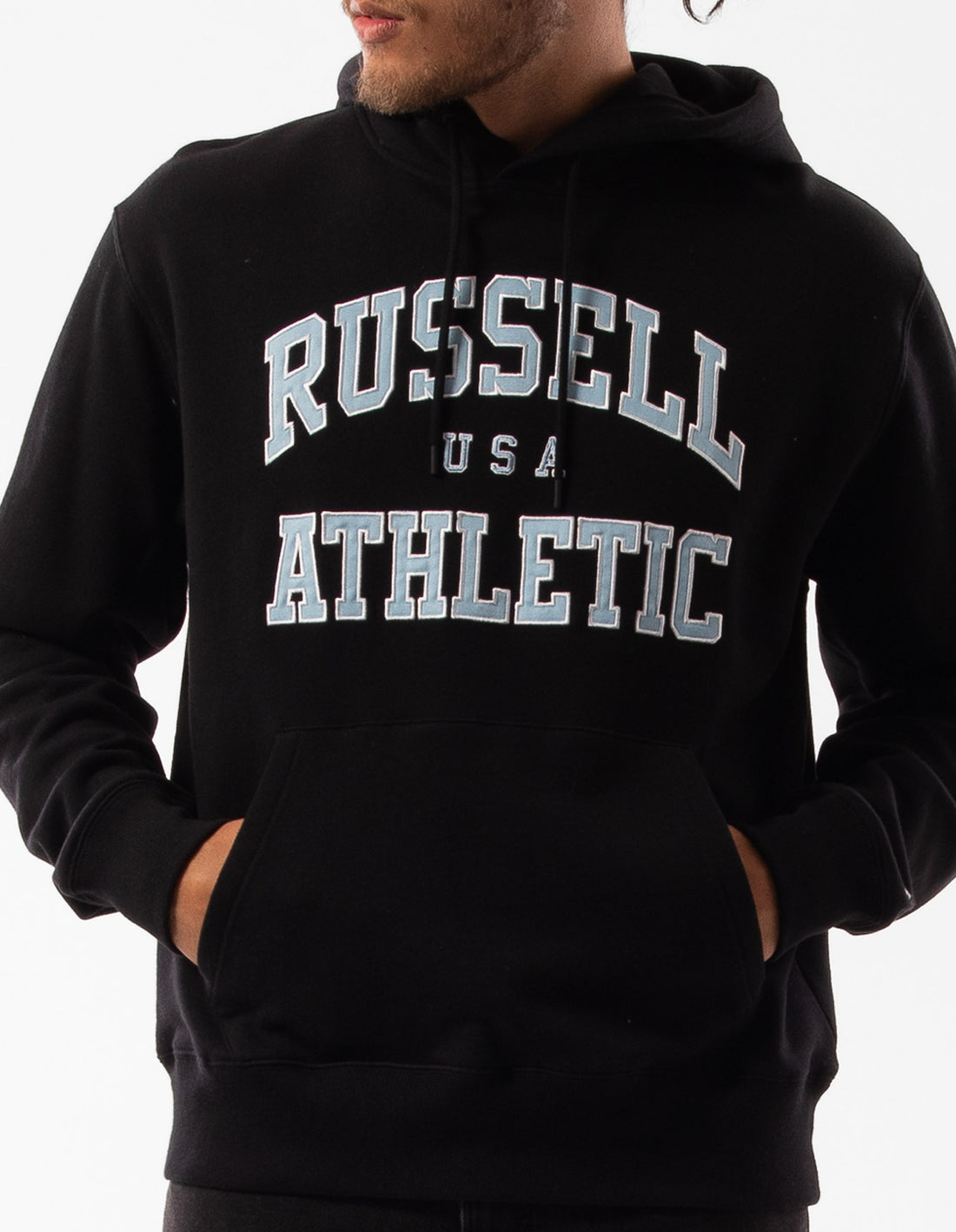 Russell Athletic Mercer Felpa con Cappuccio Uomo Nere | 9650QMDXG