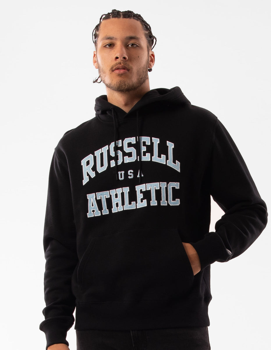 Russell Athletic Mercer Felpa con Cappuccio Uomo Nere | 9650QMDXG