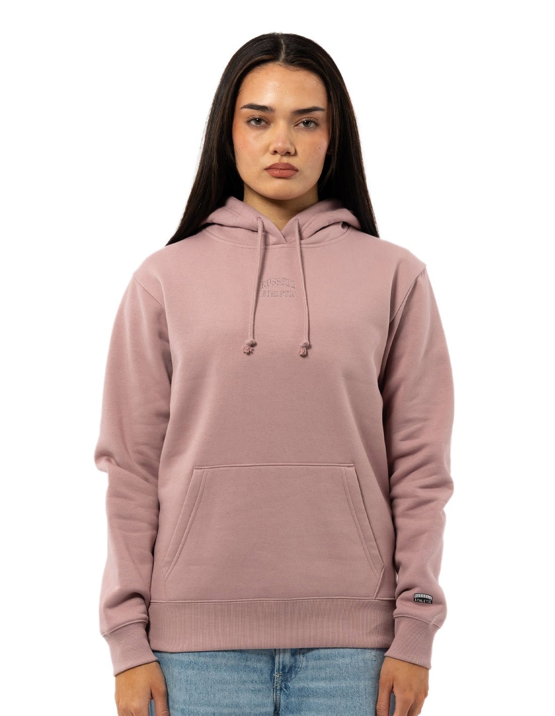 Russell Athletic Originals Embriodered Felpa con Cappuccio Donna Rosa | 8672QASGD