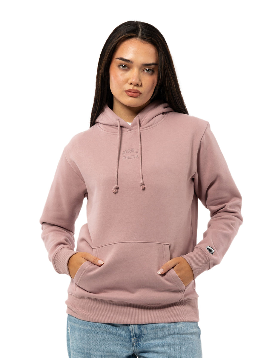 Russell Athletic Originals Embriodered Felpa con Cappuccio Donna Rosa | 8672QASGD