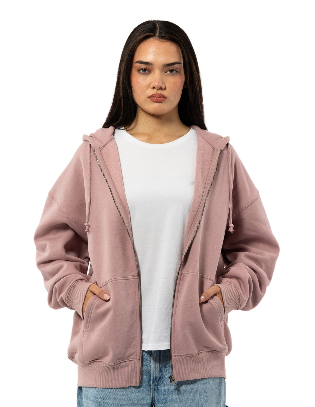 Russell Athletic Originals Embroidered Zip Through Giacche Donna Rosa | 5642NJPHF