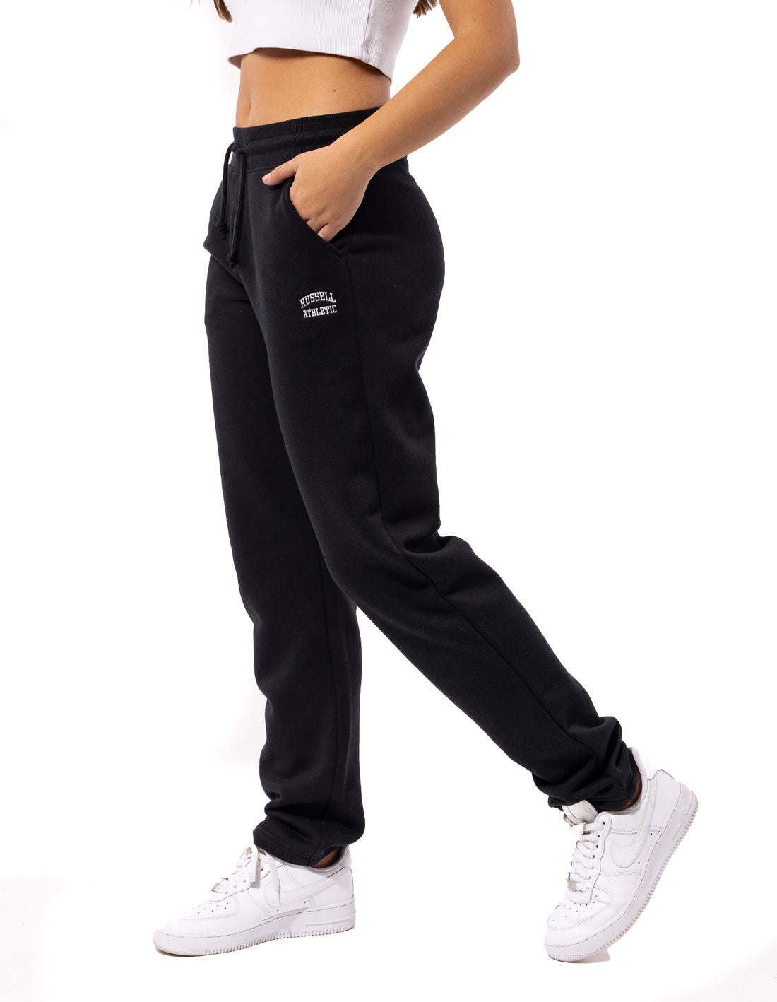 Russell Athletic Originals Small Arch Open Leg Track pants Donna Nere | 7985VZNGU