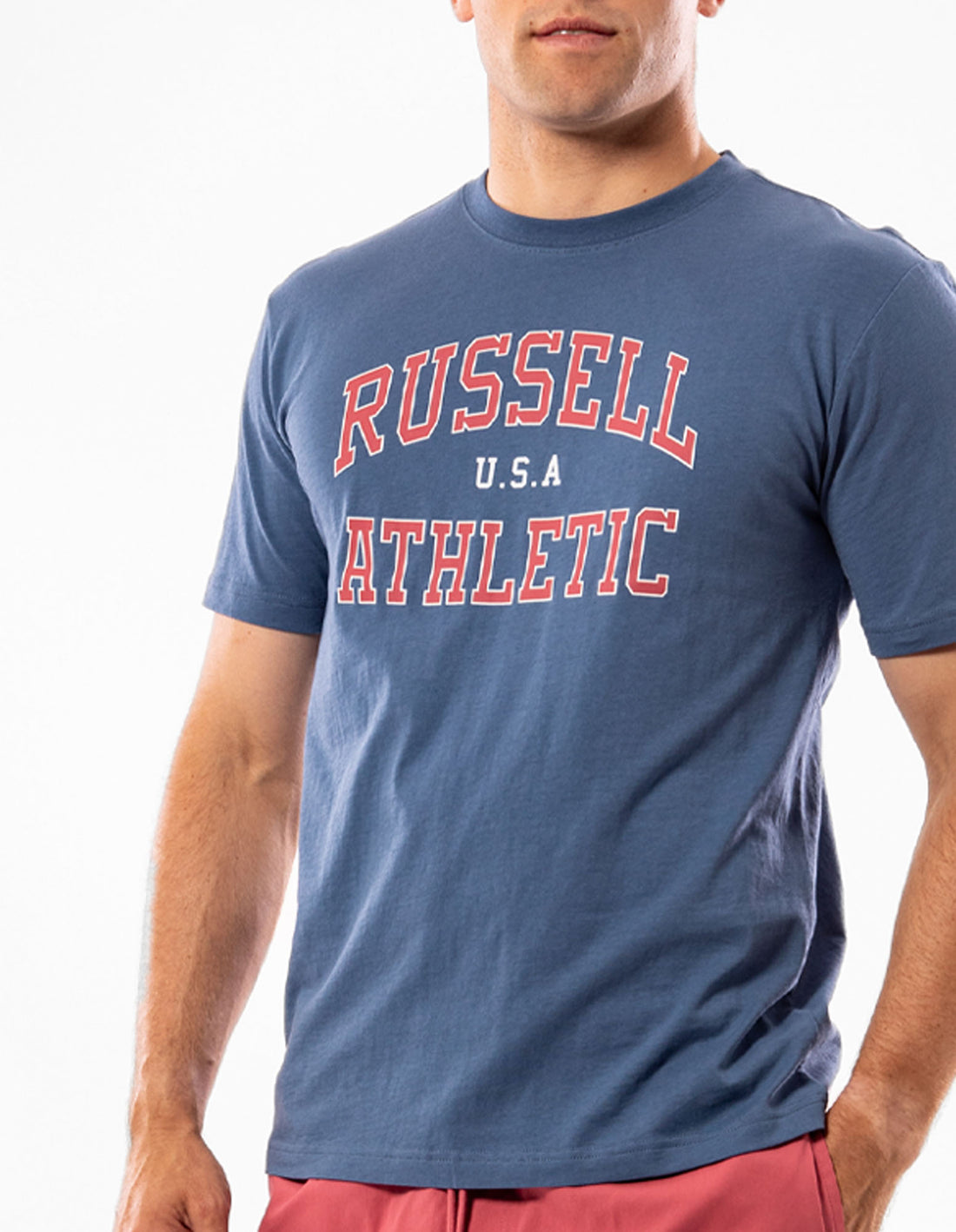 Russell Athletic Samson Magliette Uomo Blu Marino | 4168IXNQW