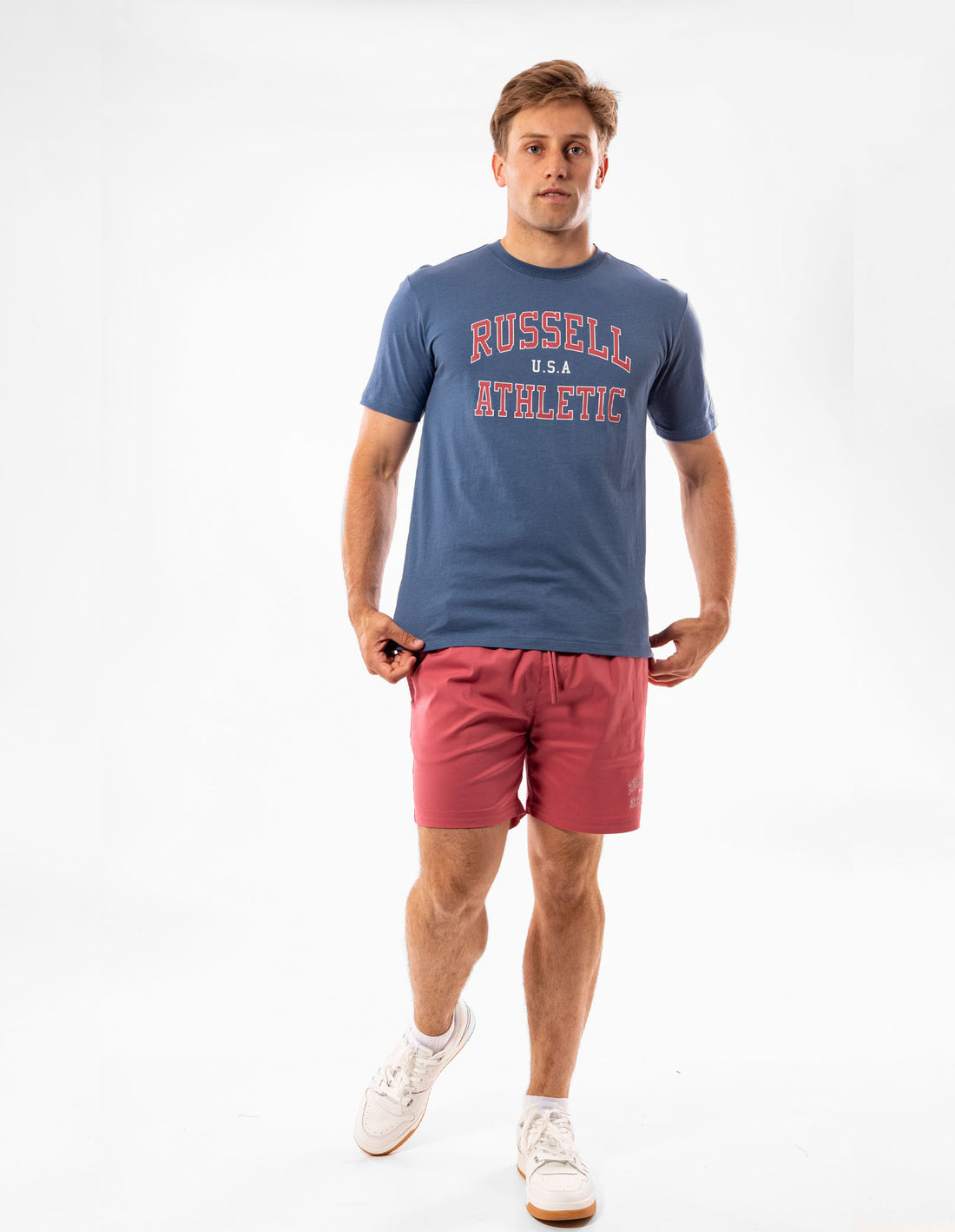 Russell Athletic Samson Magliette Uomo Blu Marino | 4168IXNQW