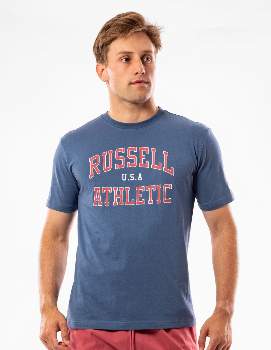 Russell Athletic Samson Magliette Uomo Blu Marino | 4168IXNQW