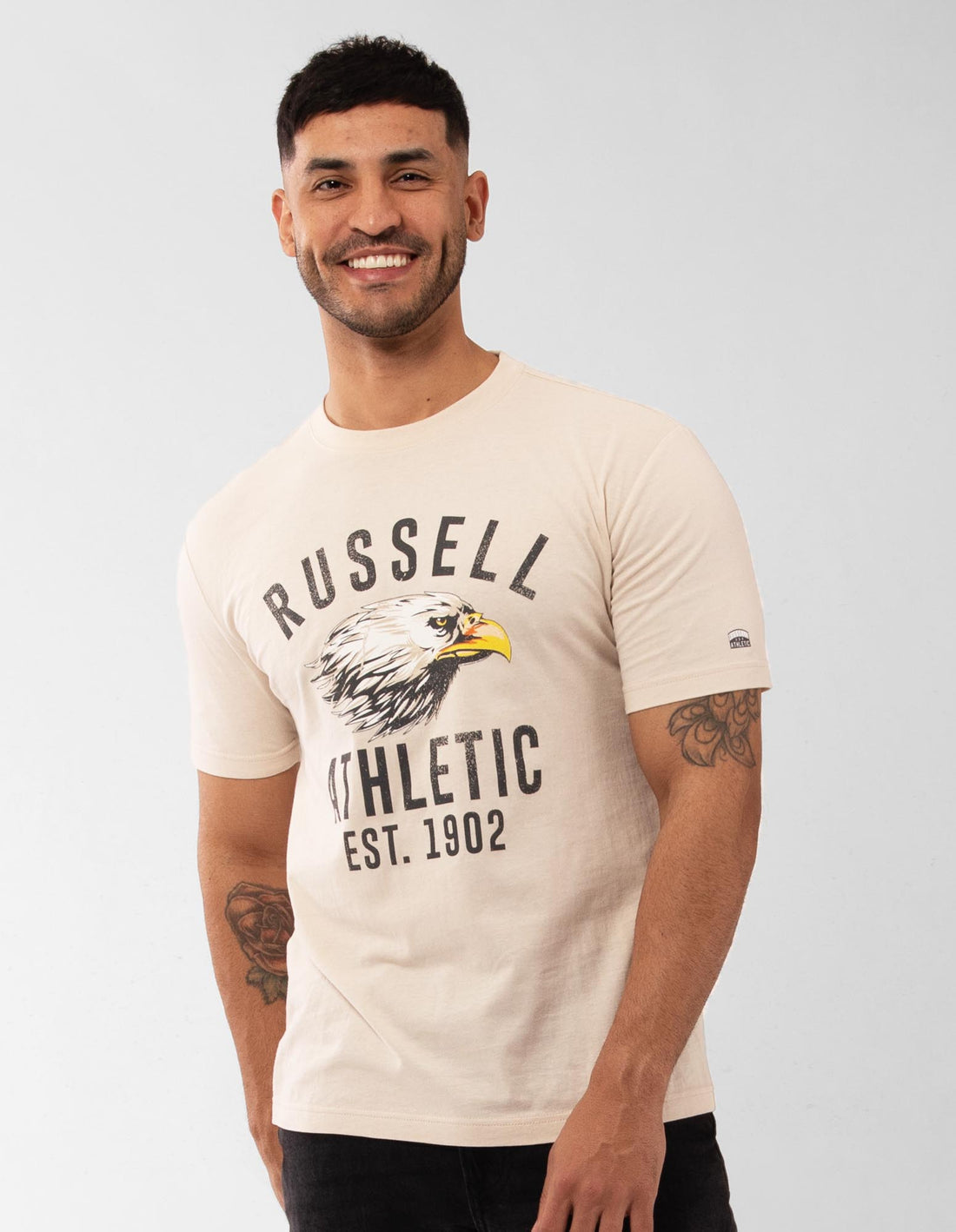 Russell Athletic Screaming Eagle Magliette Uomo Grigie | 0248XCAGU