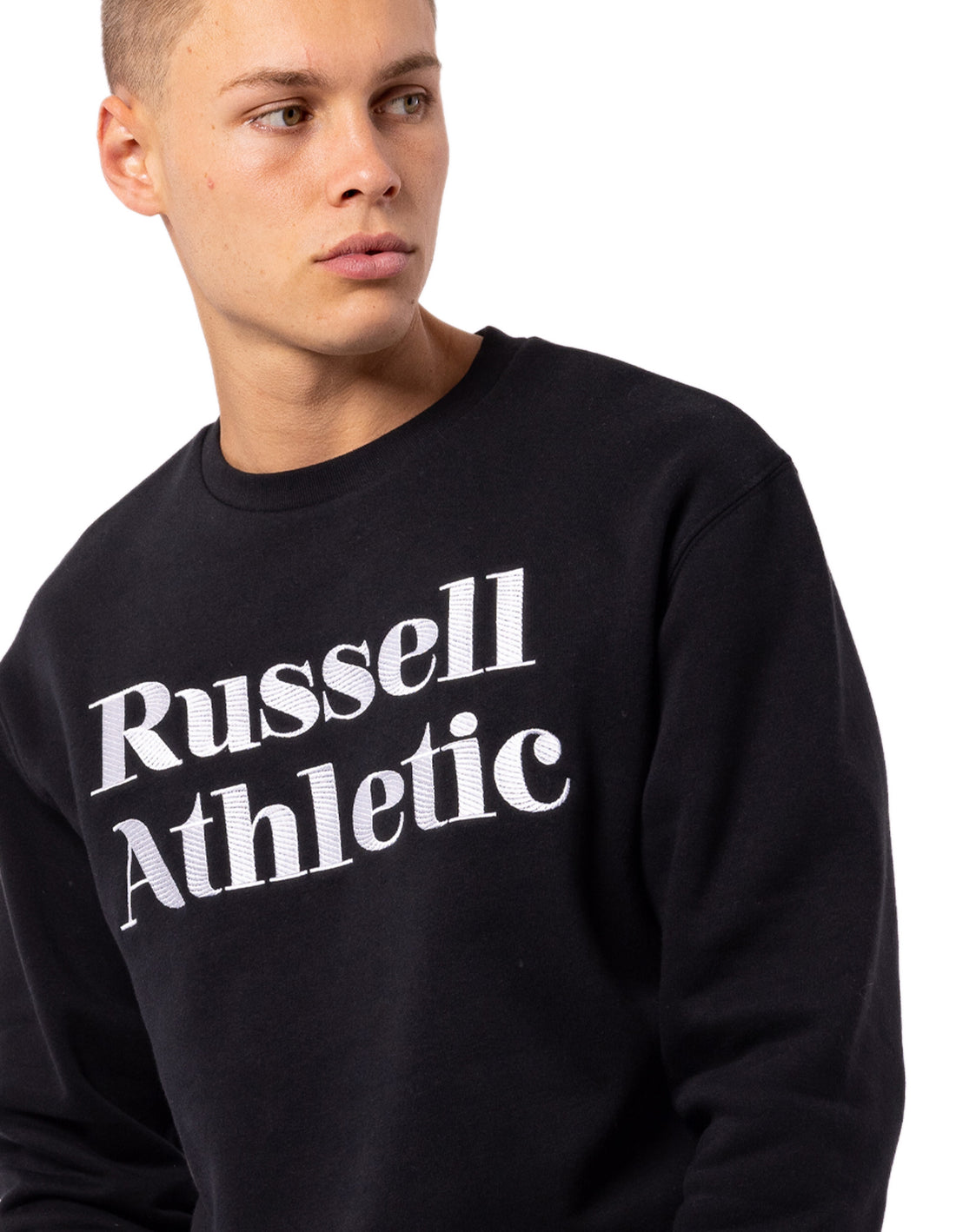 Russell Athletic Serif Maglioni Girocollo Uomo Nere | 3968ELITF