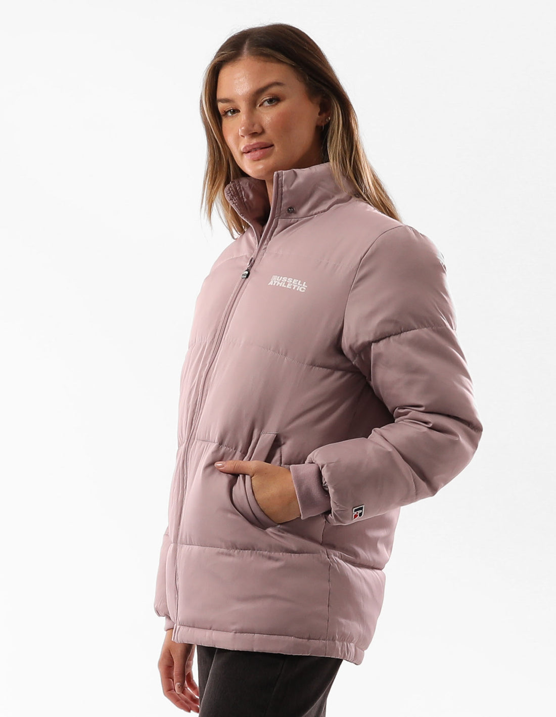 Russell Athletic Tribecca Giacca Puffer Donna Viola Rosse | 7085CDROJ