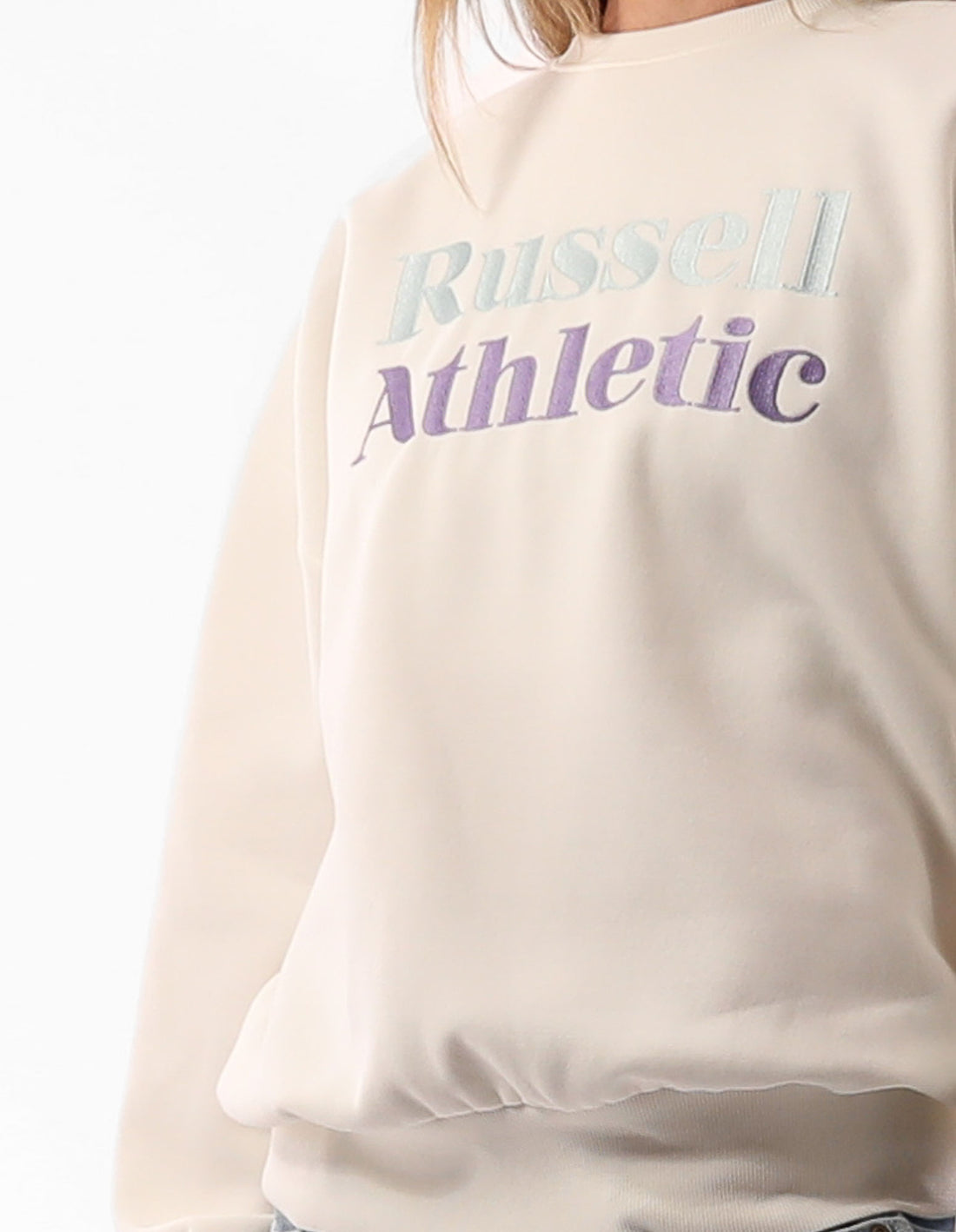 Russell Athletic Two Maglioni Girocollo Donna Beige | 2814KRXSL