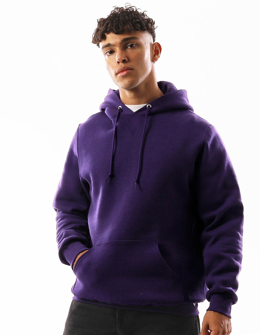 Russell Athletic Unisex Dri Felpa con Cappuccio Uomo Viola | 1520IYHXK