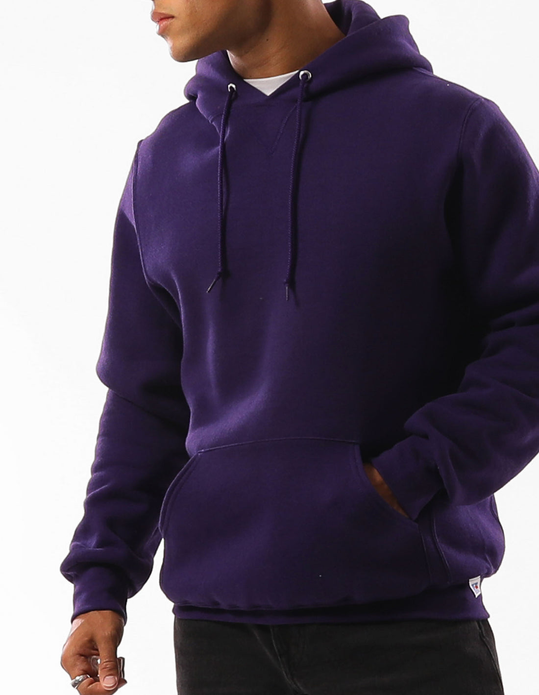 Russell Athletic Unisex Dri Felpa con Cappuccio Uomo Viola | 1520IYHXK