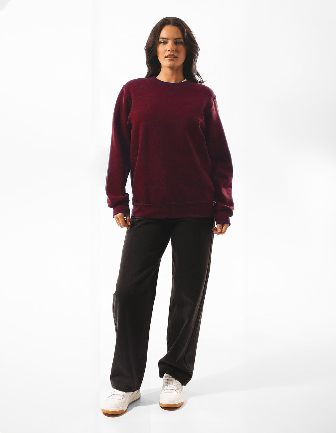 Russell Athletic Unisex Dri Maglioni Girocollo Donna Bordeaux | 4508ICFTE