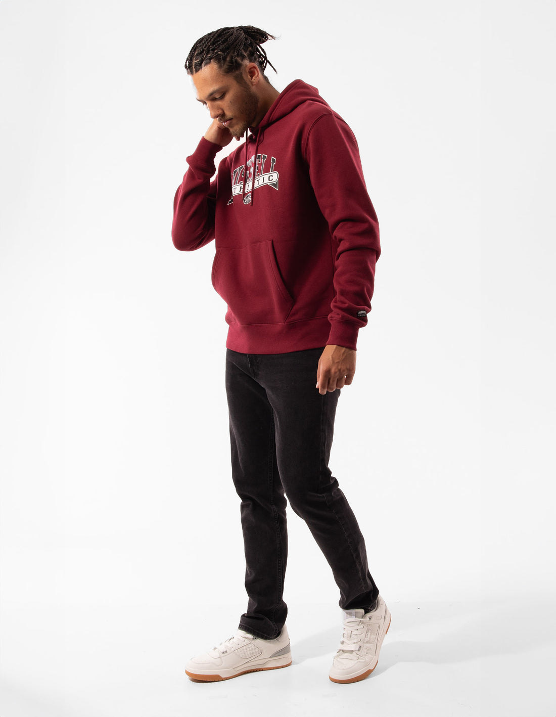 Russell Athletic Vortex Felpa con Cappuccio Uomo Bordeaux | 4093AYOLQ